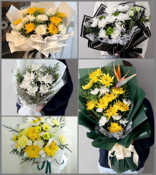 陕西宝鸡市岐山县京当镇白事花束代送